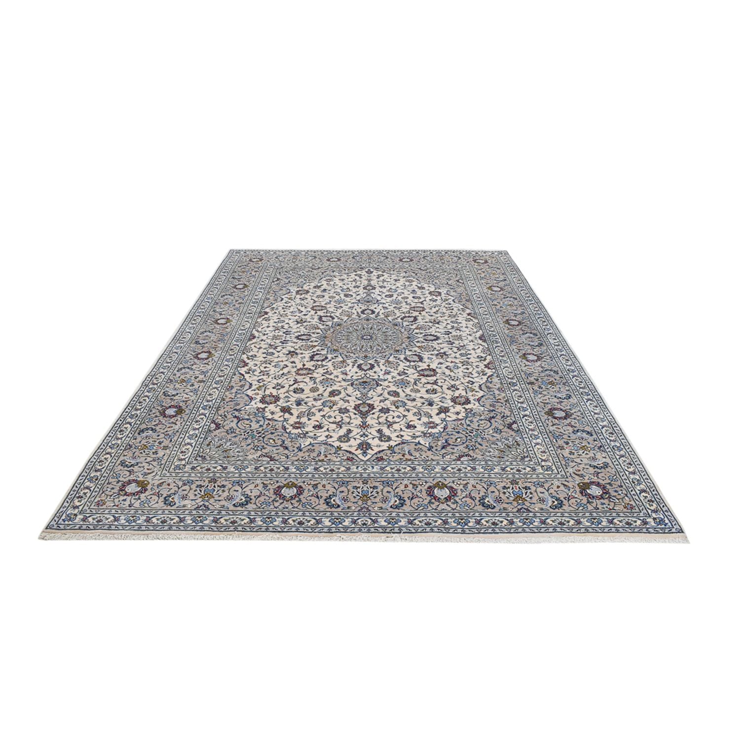 Perserteppich - Keshan - Royal - 350 x 240 cm - grau