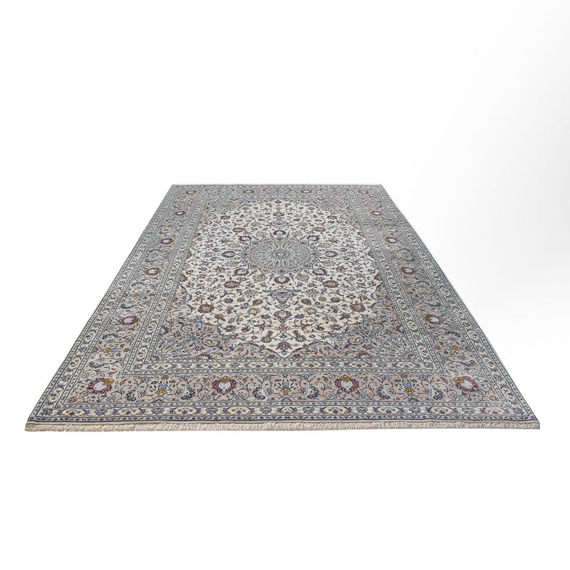 Perserteppich - Keshan - Royal - 354 x 244 cm - grau
