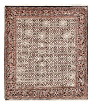 Perserteppich - Bidjar - 243 x 210 cm - hellbraun