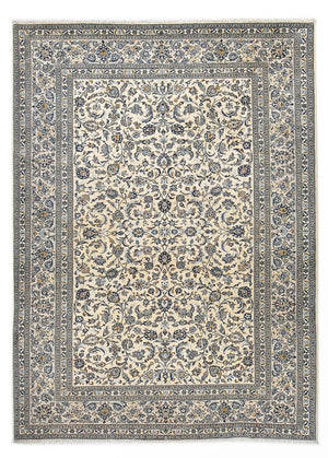 Perserteppich - Keshan - Royal - 351 x 250 cm - grau
