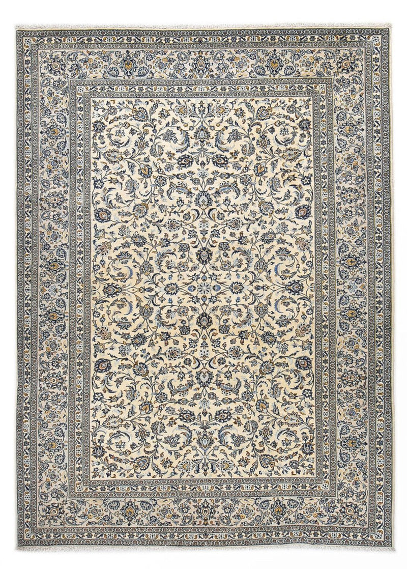 Perserteppich - Keshan - Royal - 351 x 250 cm - grau