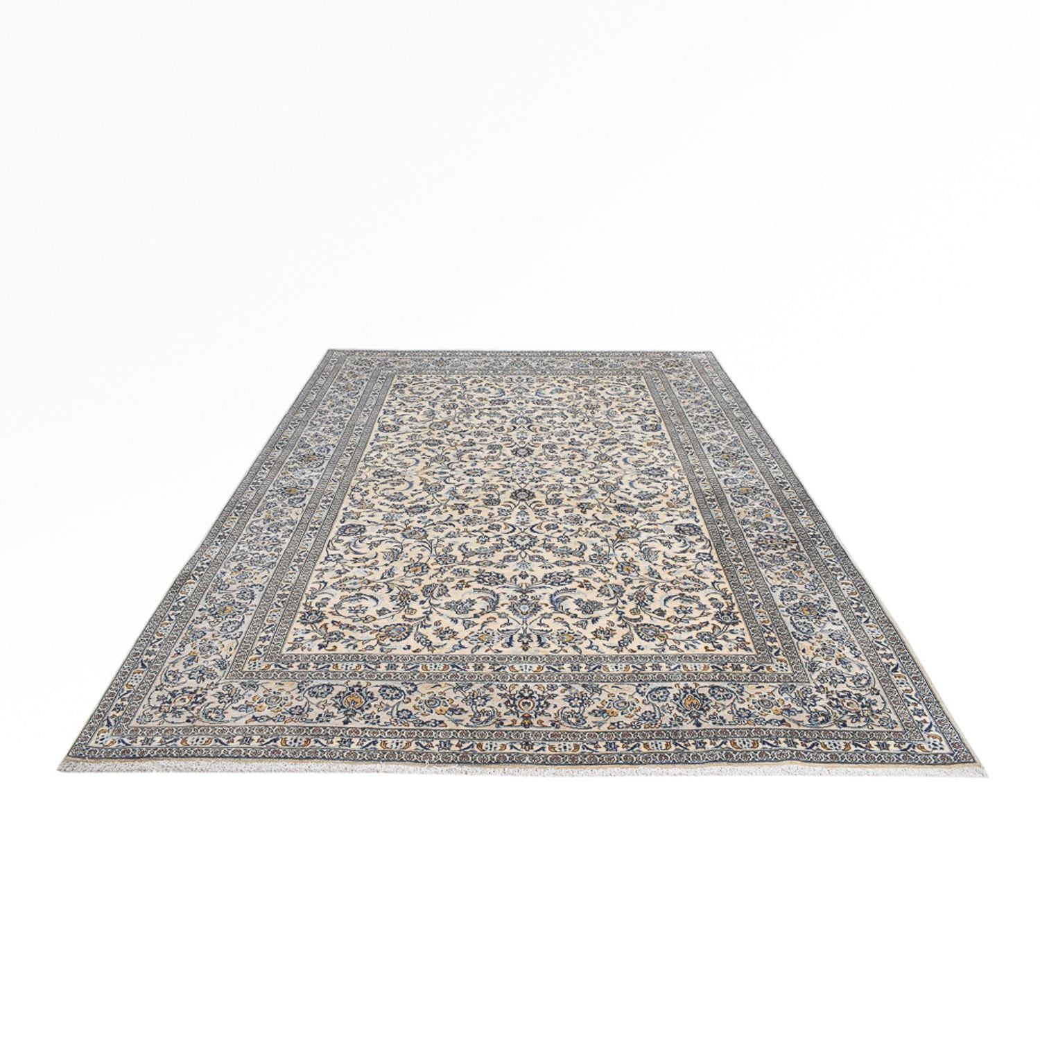 Perserteppich - Keshan - Royal - 351 x 250 cm - grau