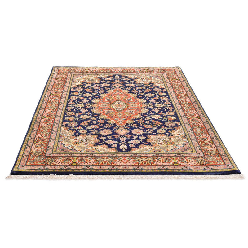 Perserteppich - Ghom - Royal - 194 x 137 cm - dunkelblau