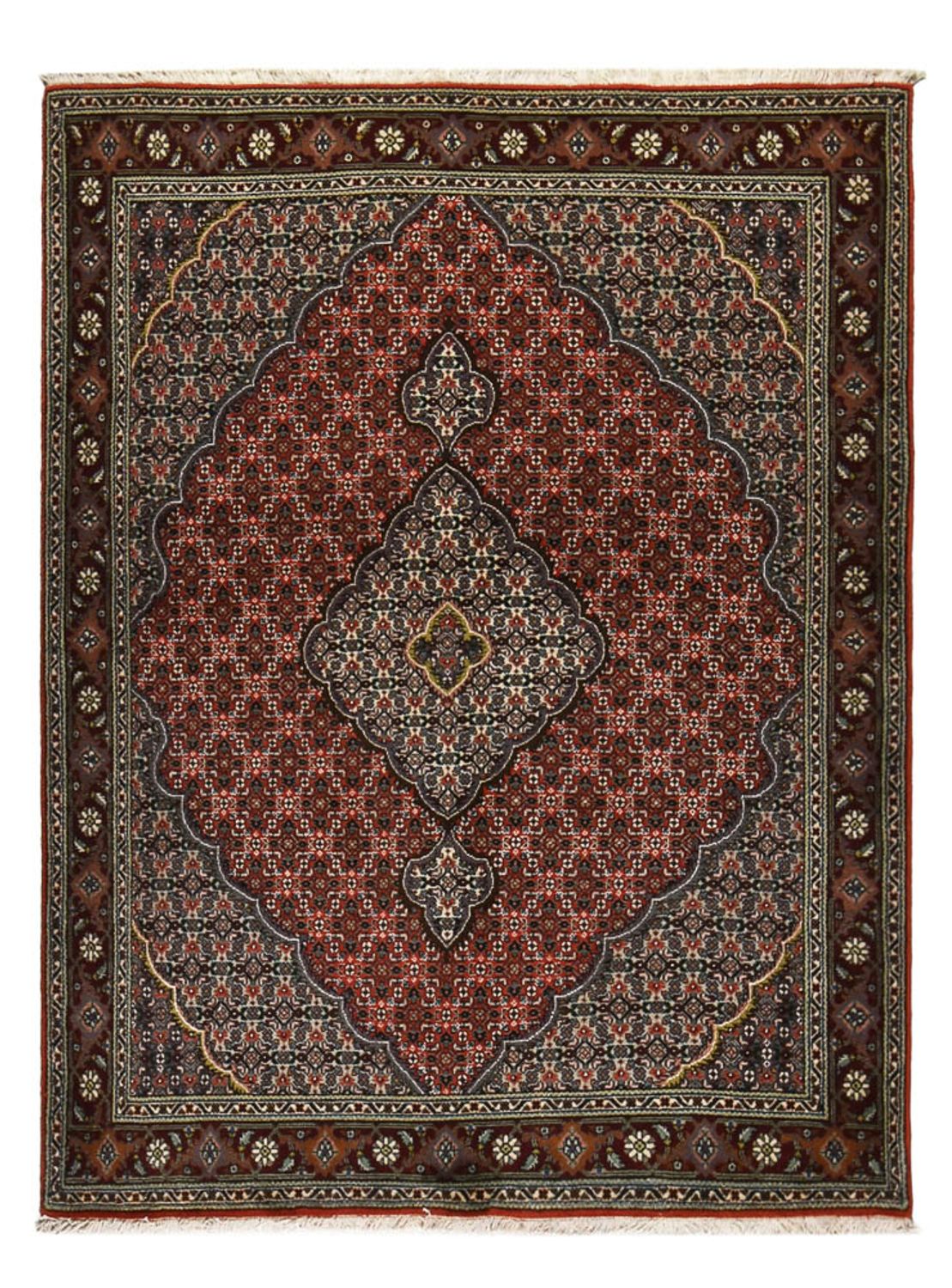 Perserteppich - Täbriz - Royal - 195 x 147 cm - mehrfarbig