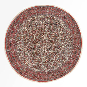 Perserteppich - Bidjar rund  - 250 x 250 cm - hellrot