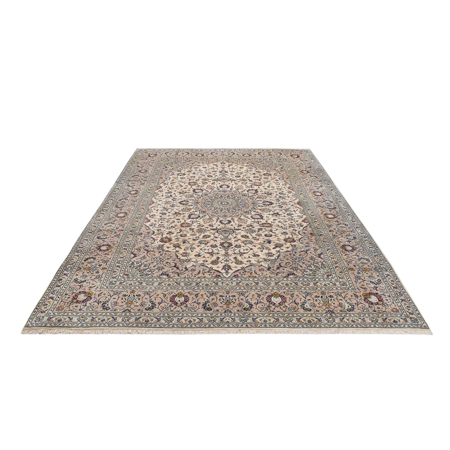 Perserteppich - Keshan - Royal - 342 x 247 cm - sand