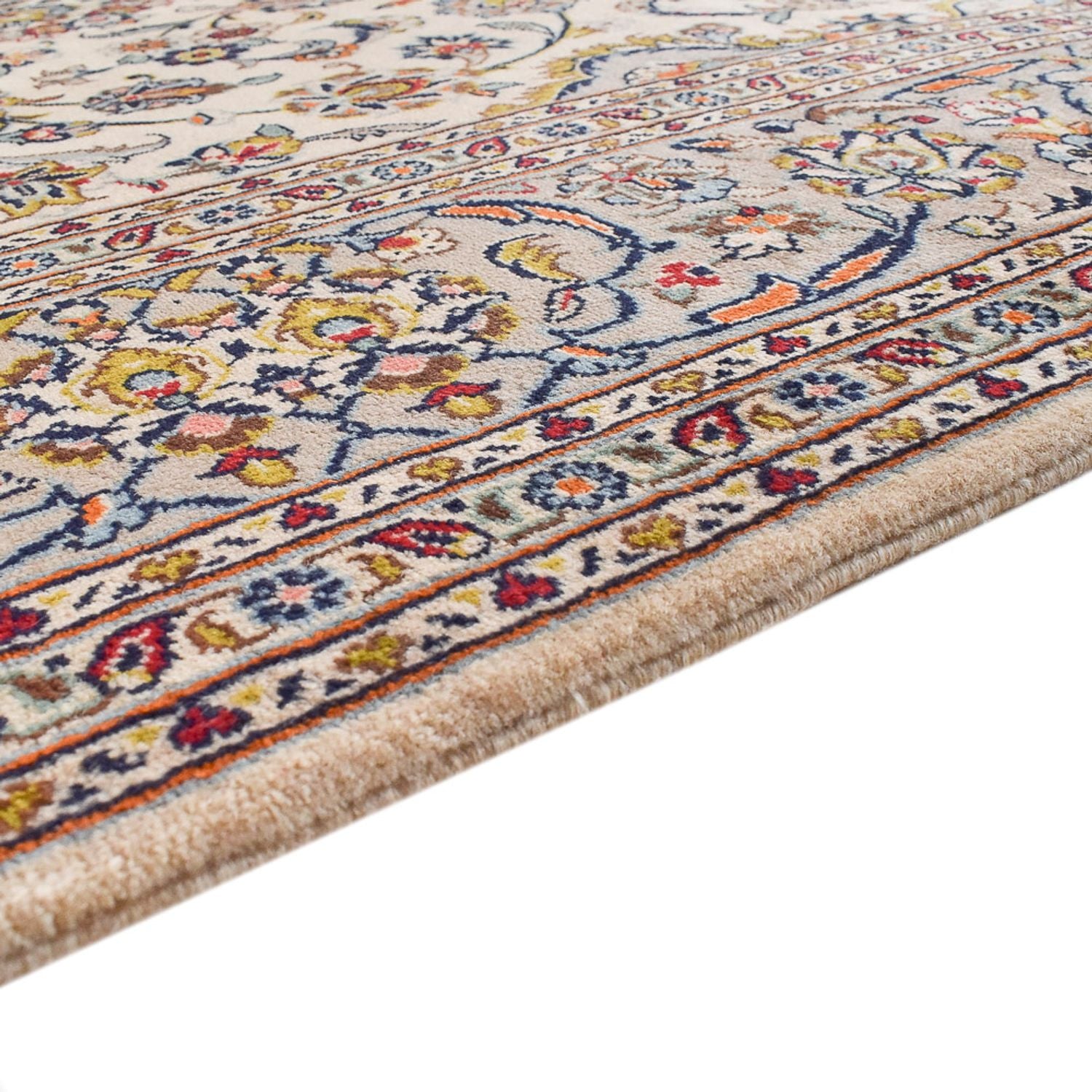 Perserteppich - Keshan - Royal - 353 x 254 cm - sand