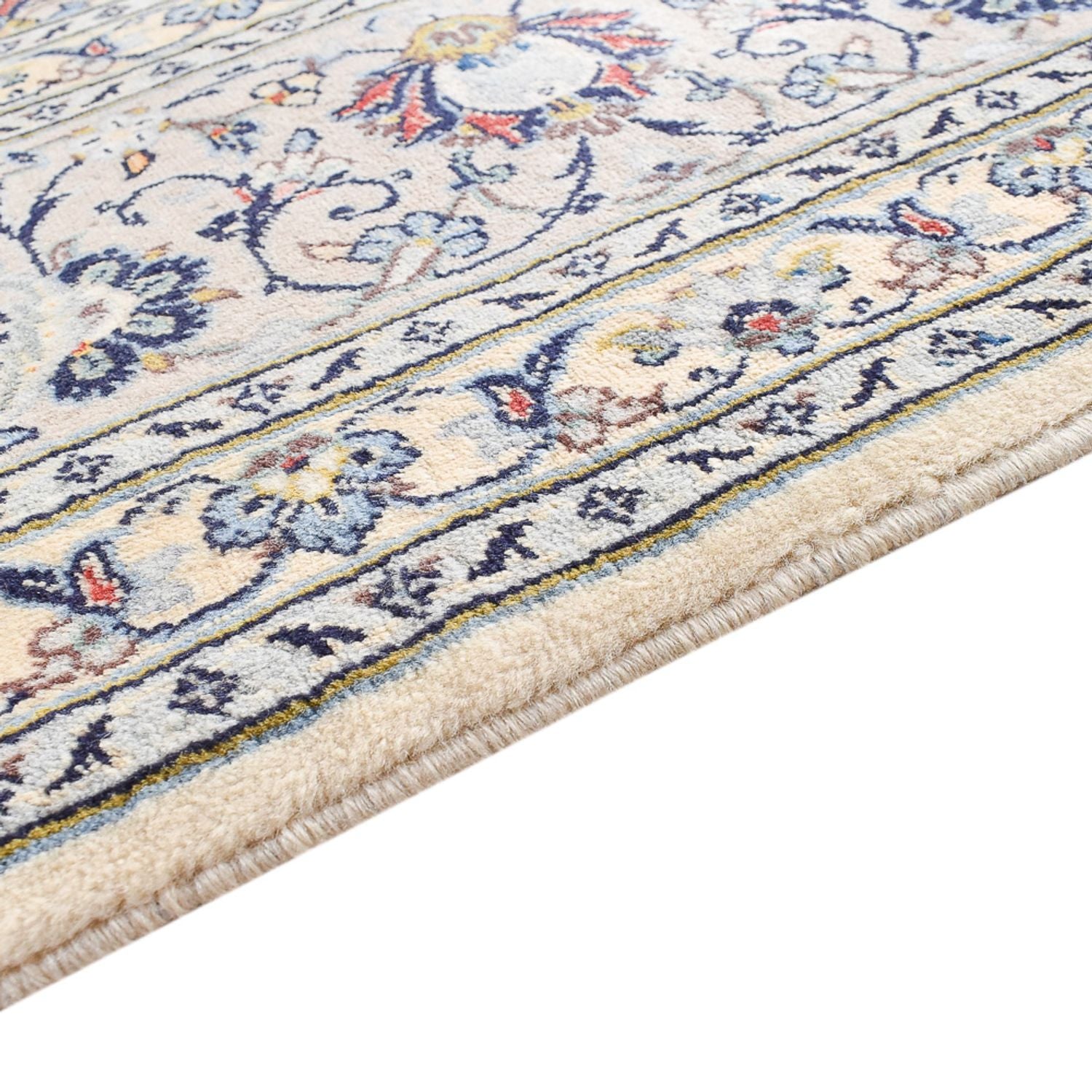 Perserteppich - Keshan - Royal - 347 x 250 cm - grau