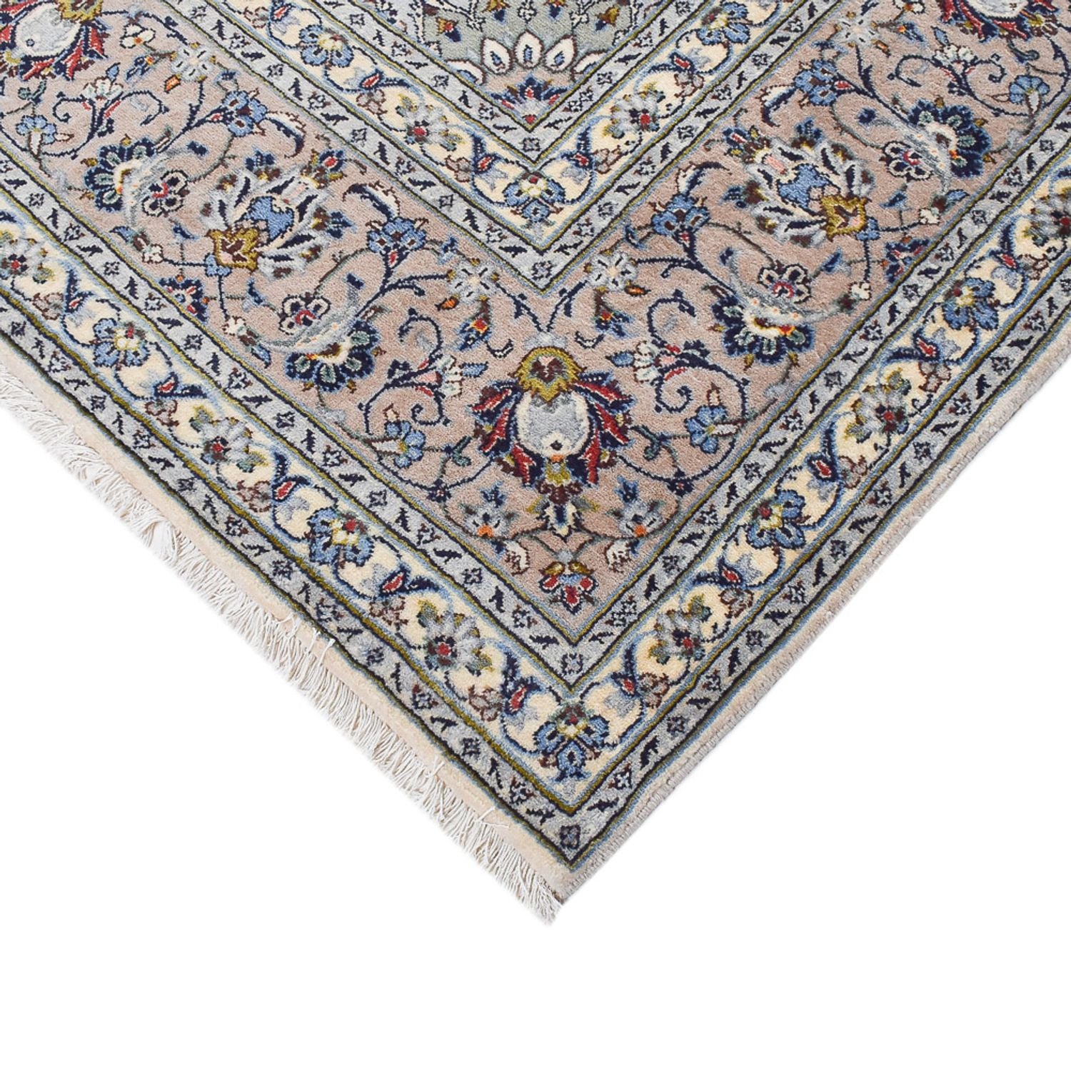 Perserteppich - Keshan - Royal - 350 x 246 cm - grau