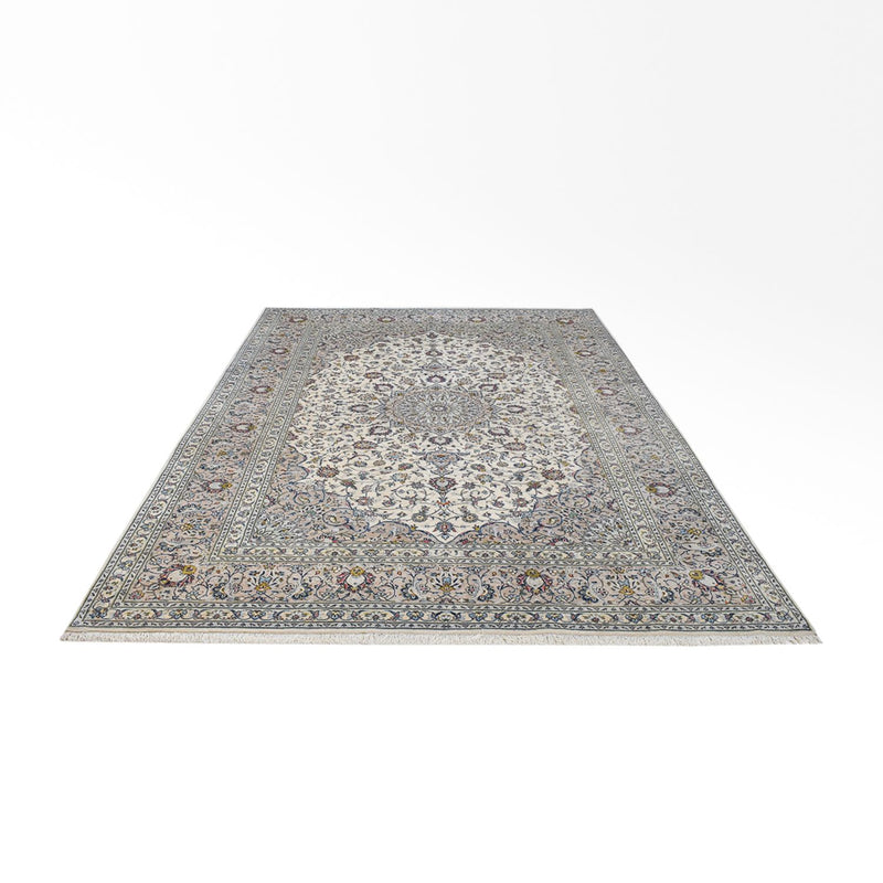 Perserteppich - Keshan - Royal - 350 x 250 cm - grau