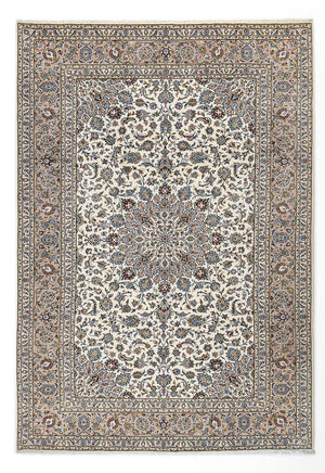 Perserteppich - Keshan - Royal - 360 x 250 cm - grau