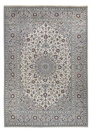 Perserteppich - Keshan - Royal - 354 x 245 cm - grau