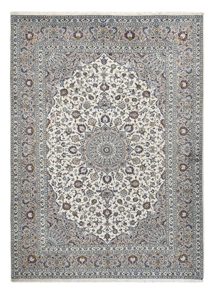 Perserteppich - Keshan - Royal - 349 x 250 cm - grau
