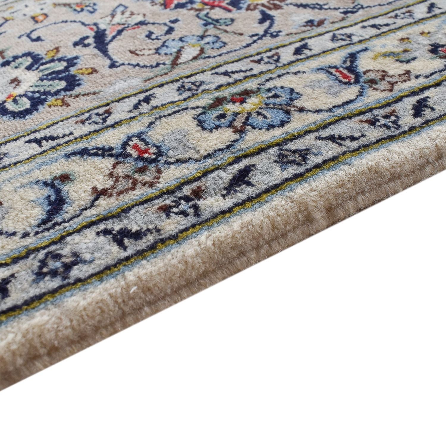 Perserteppich - Keshan - Royal - 349 x 250 cm - grau