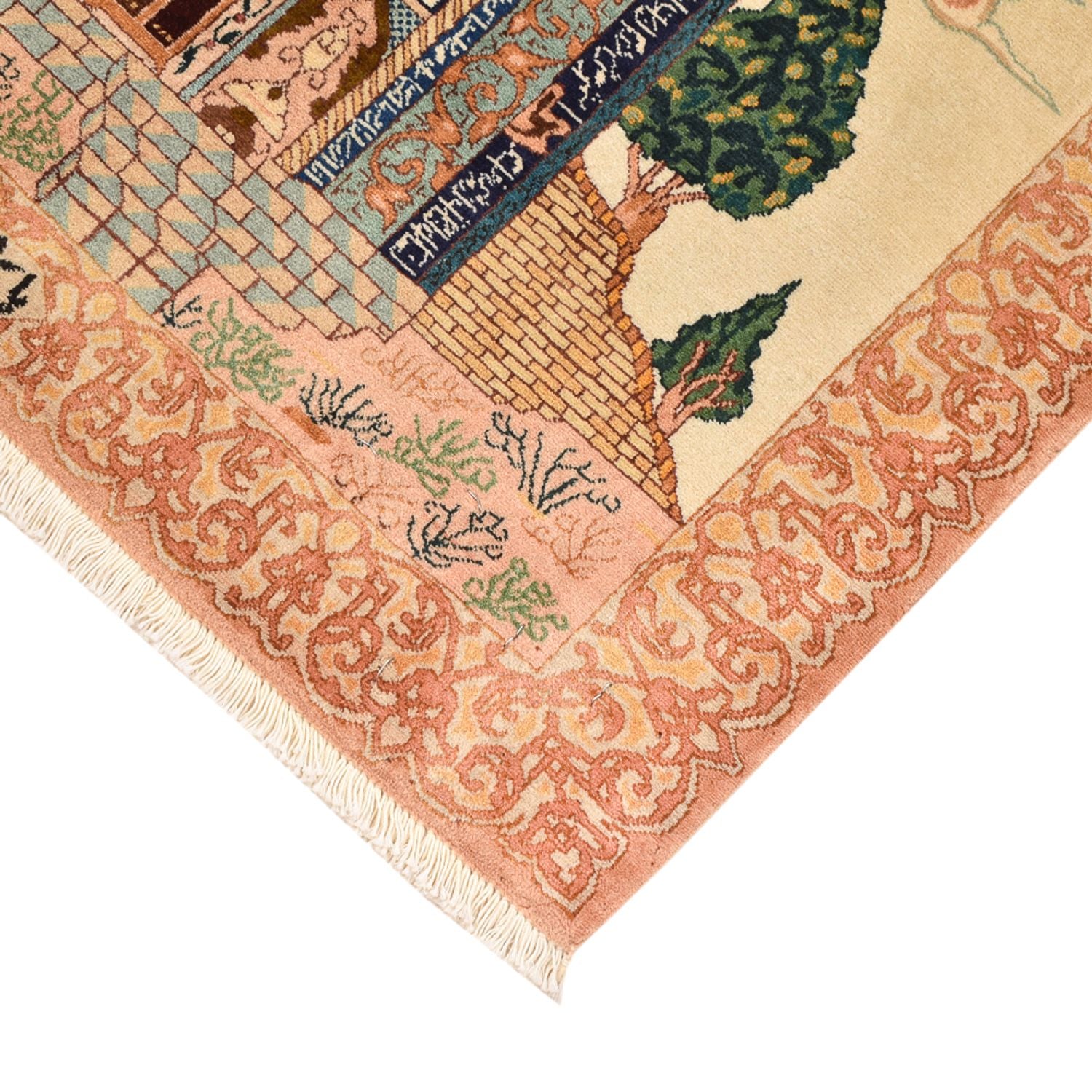 Perserteppich - Täbriz - Royal - 83 x 72 cm - mehrfarbig