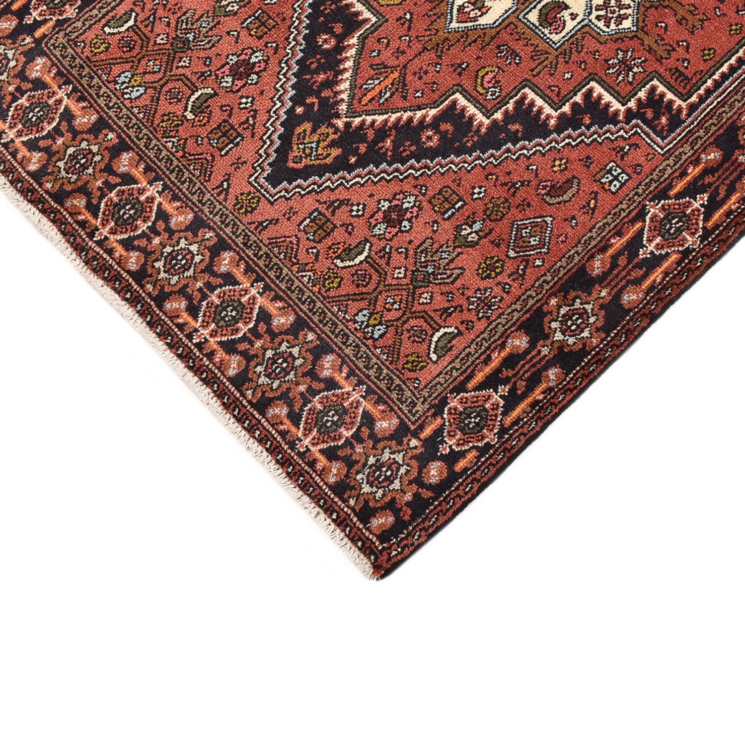 Perserteppich - Nomadic - 124 x 74 cm - hellrot