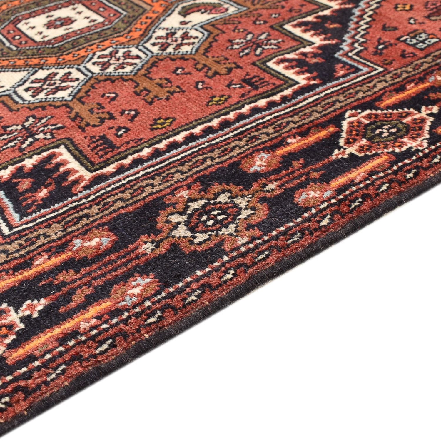 Perserteppich - Nomadic - 124 x 74 cm - hellrot