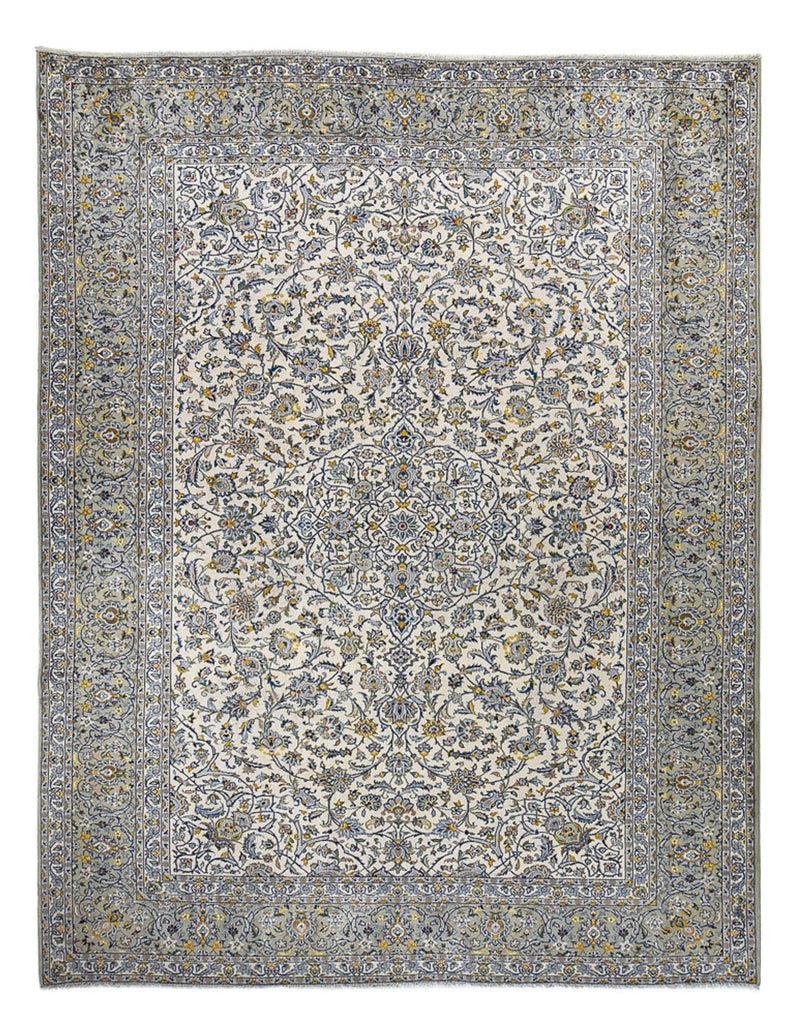 Perserteppich - Keshan - Royal - 350 x 285 cm - grau
