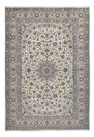 Perserteppich - Keshan - Royal - 355 x 247 cm - grau