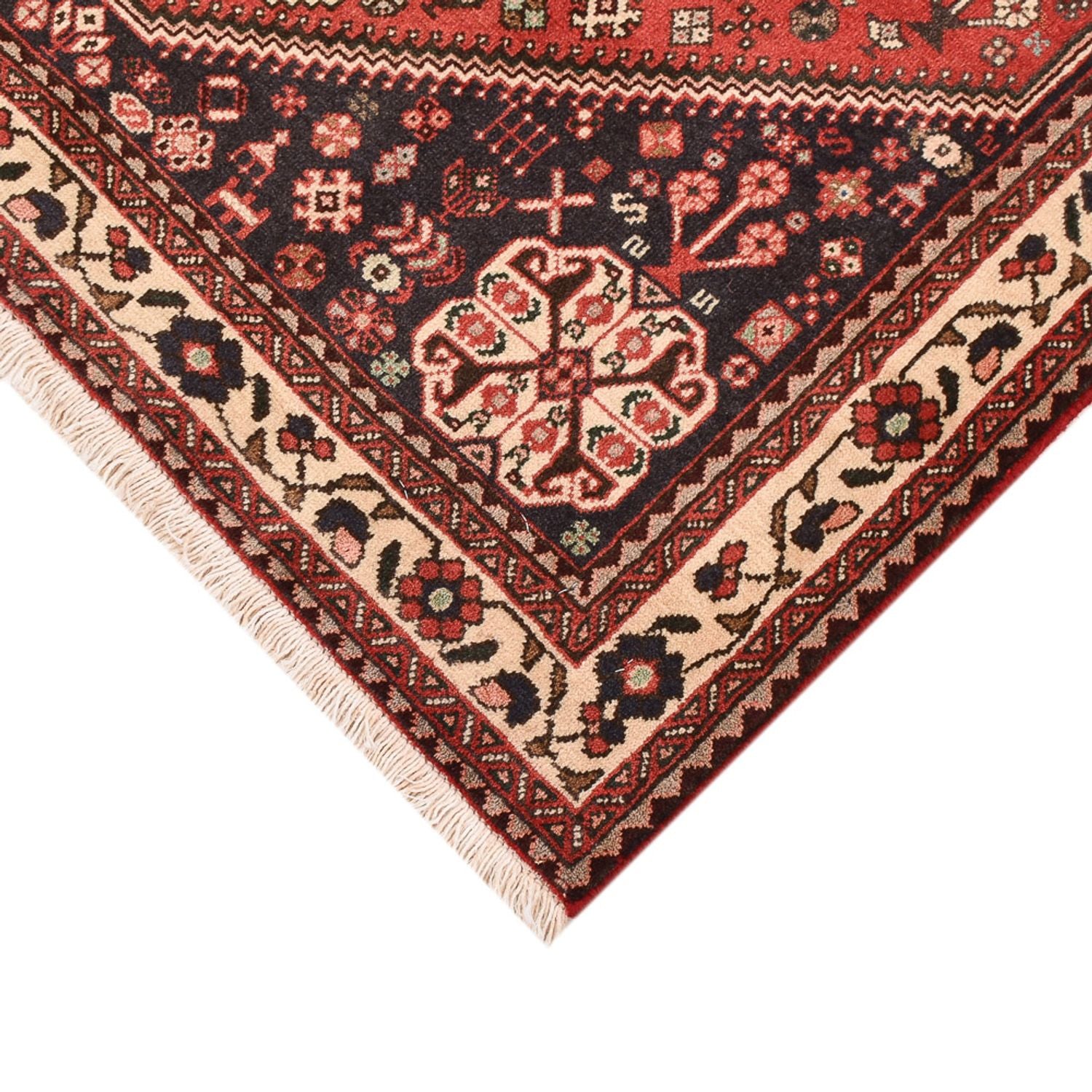 Perserteppich - Nomadic - 160 x 103 cm - rot