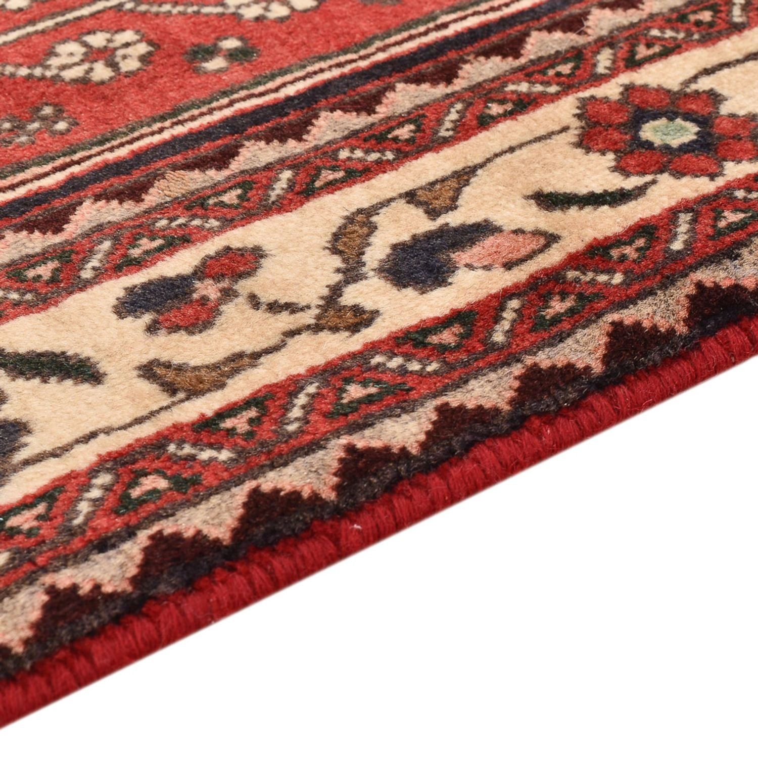 Perserteppich - Nomadic - 160 x 103 cm - rot