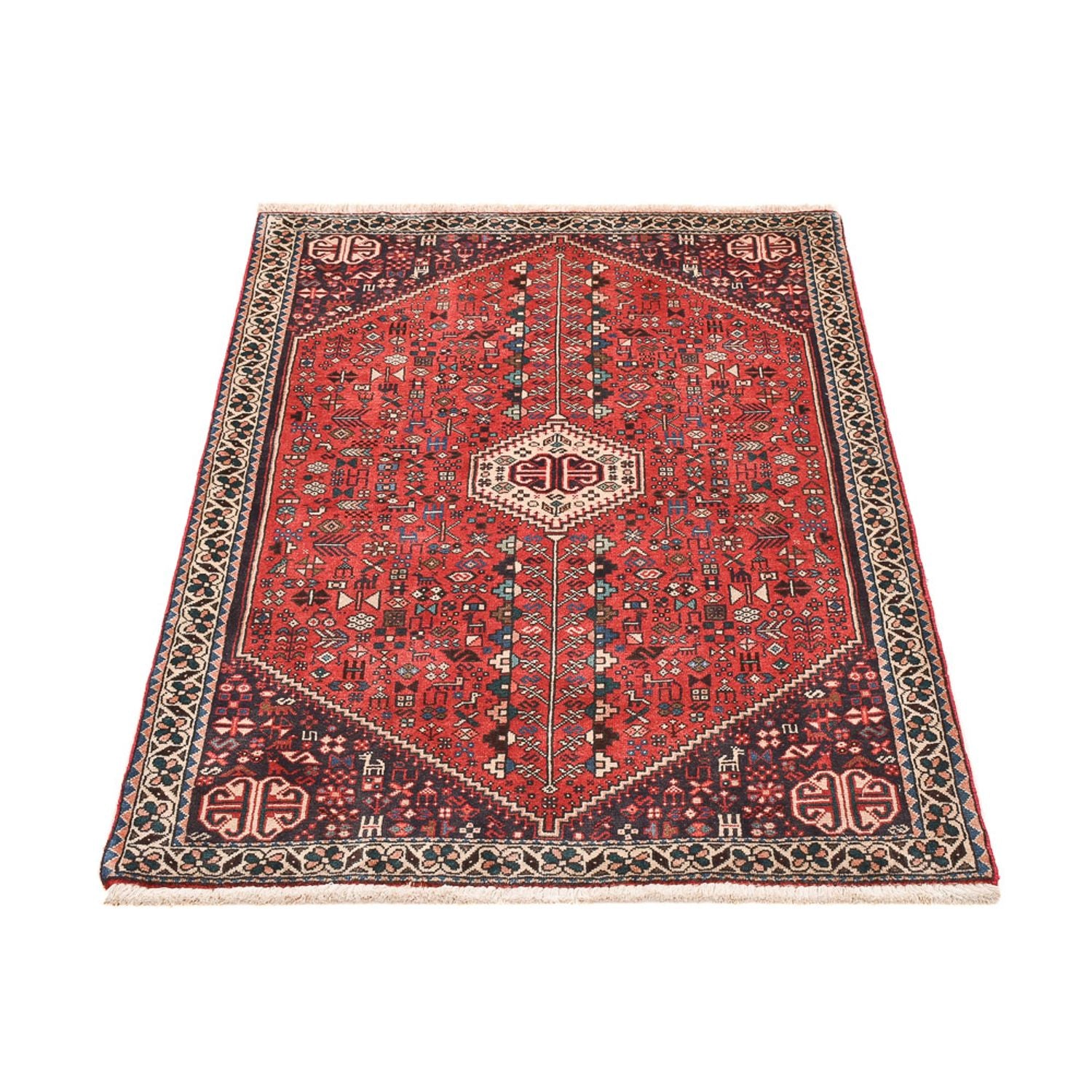Perserteppich - Nomadic - 142 x 95 cm - rot