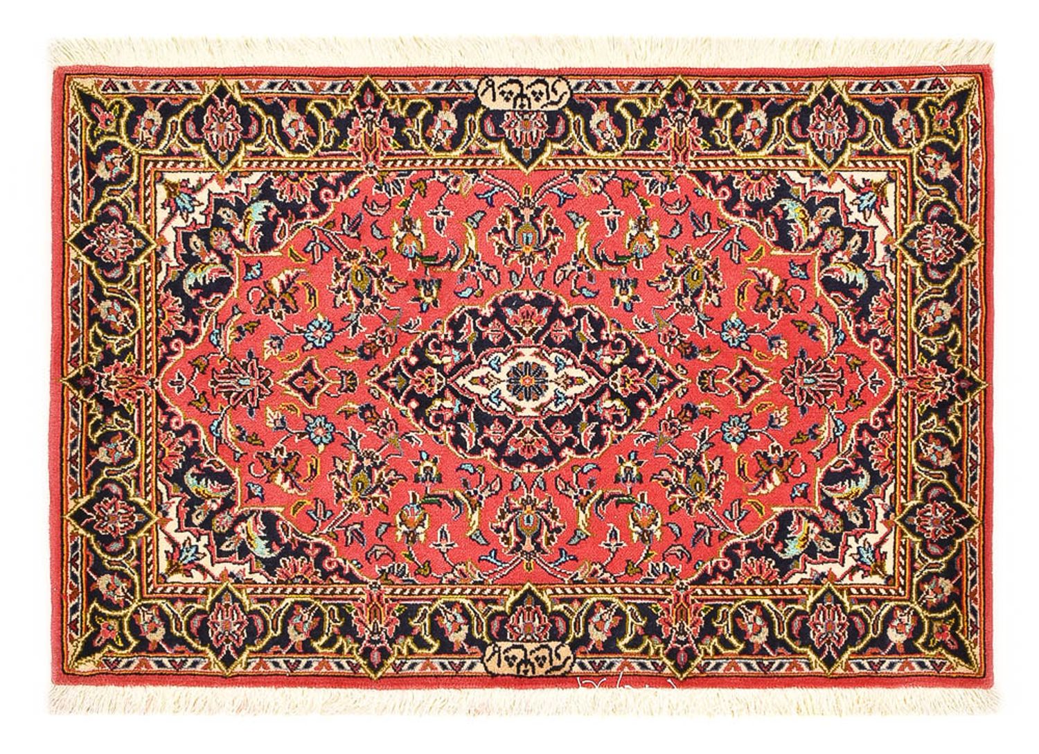 Perserteppich - Keshan - 100 x 70 cm - rot
