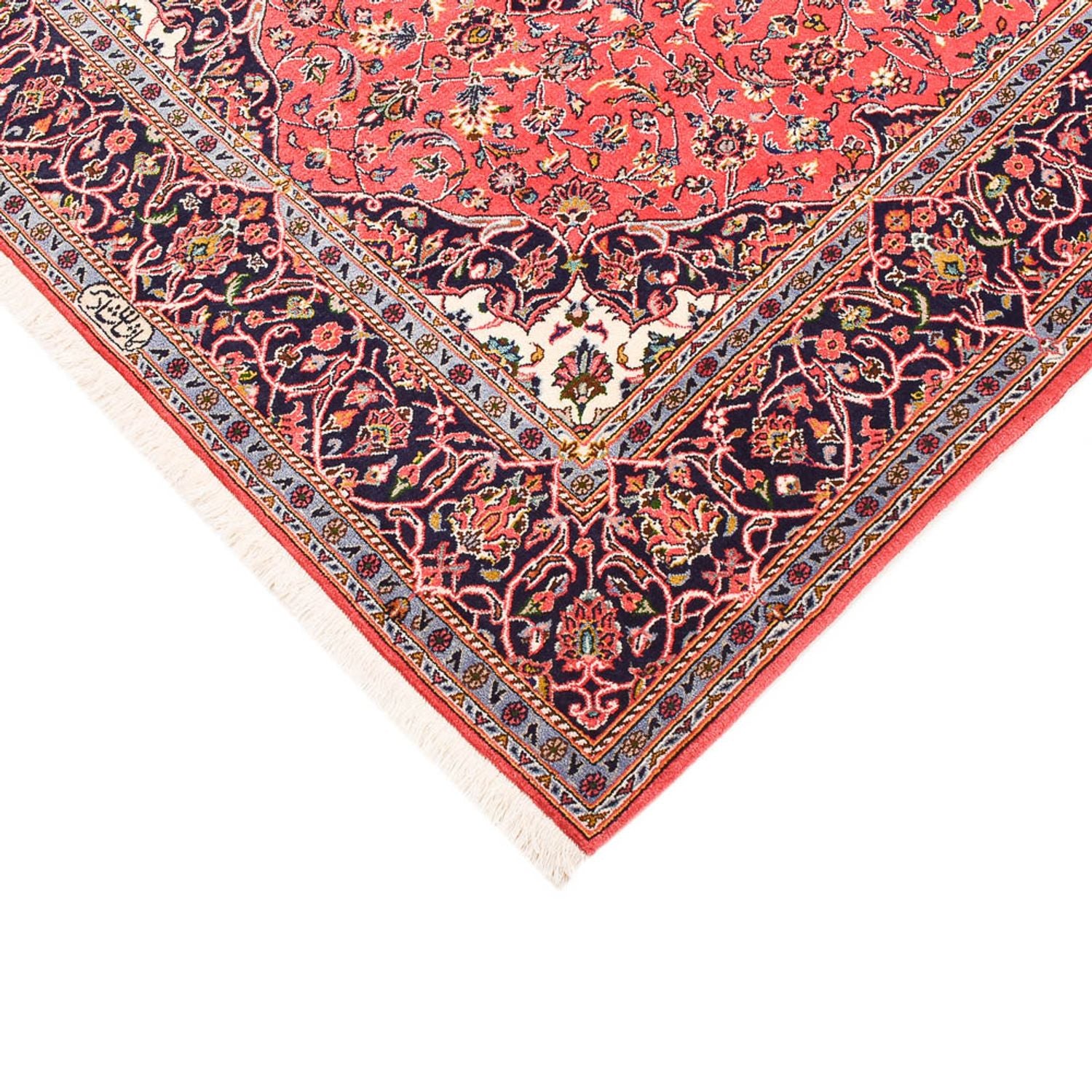 Perserteppich - Keshan - 217 x 138 cm - hellrot