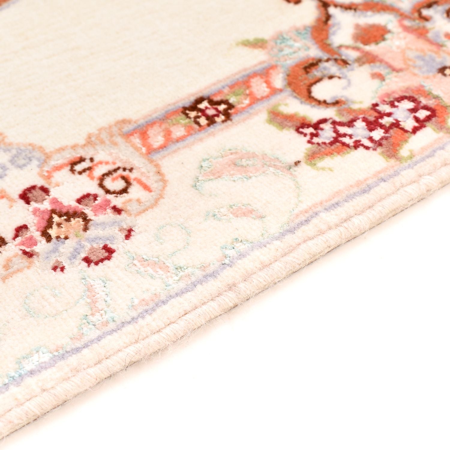 Perserteppich - Täbriz - Royal - 90 x 60 cm - creme
