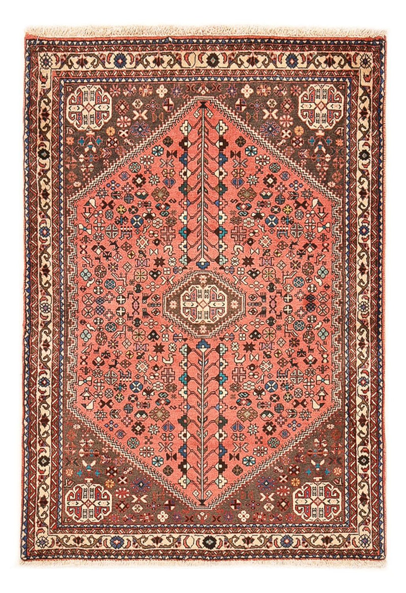 Perserteppich - Nomadic - 144 x 98 cm - hellrot
