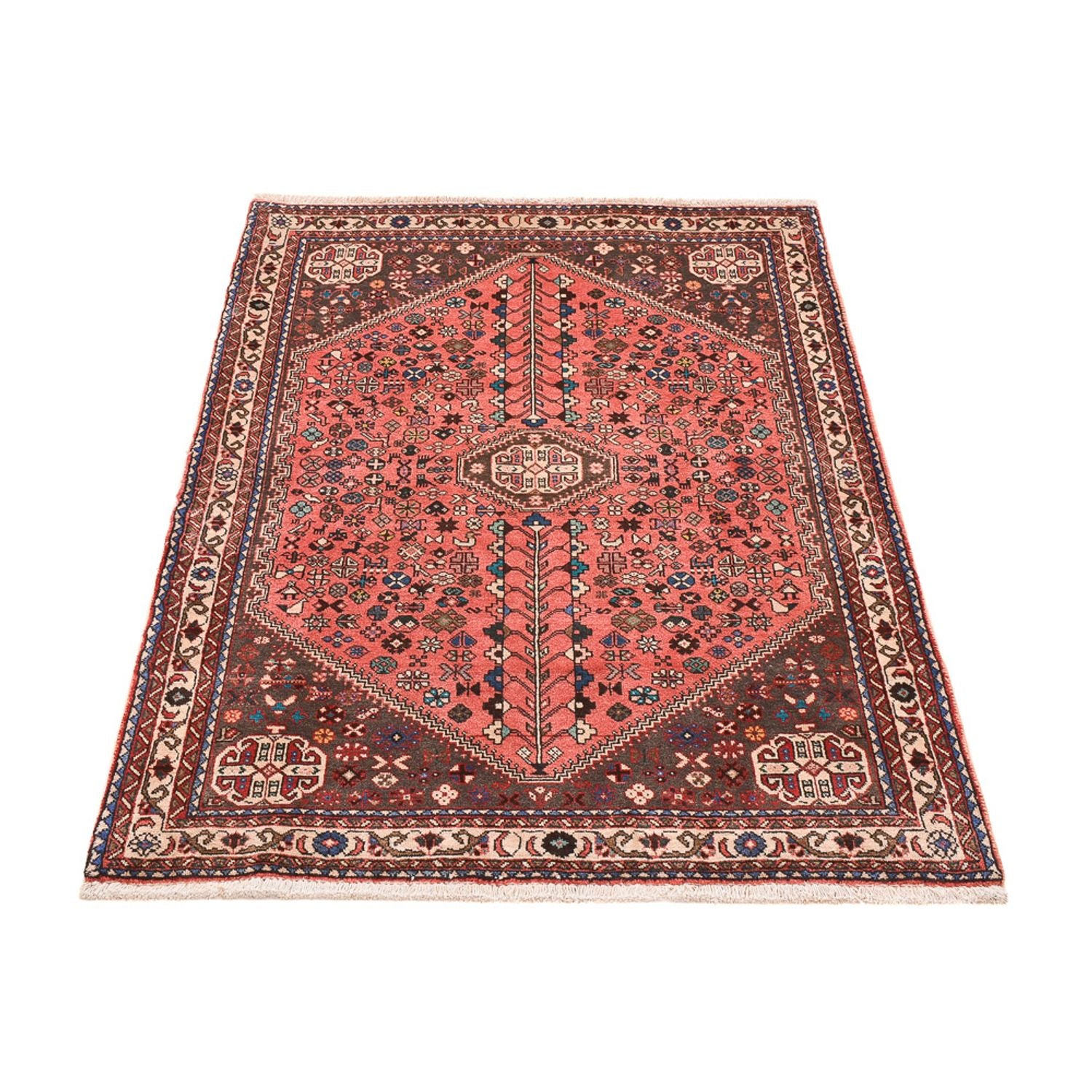 Perserteppich - Nomadic - 144 x 98 cm - hellrot