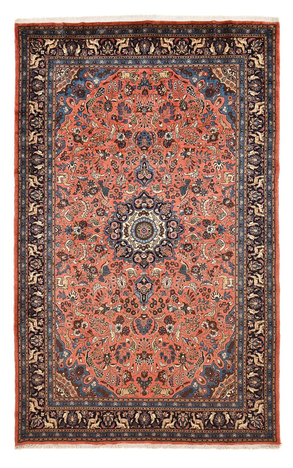 Perserteppich - Nomadic - 311 x 205 cm - hellrot