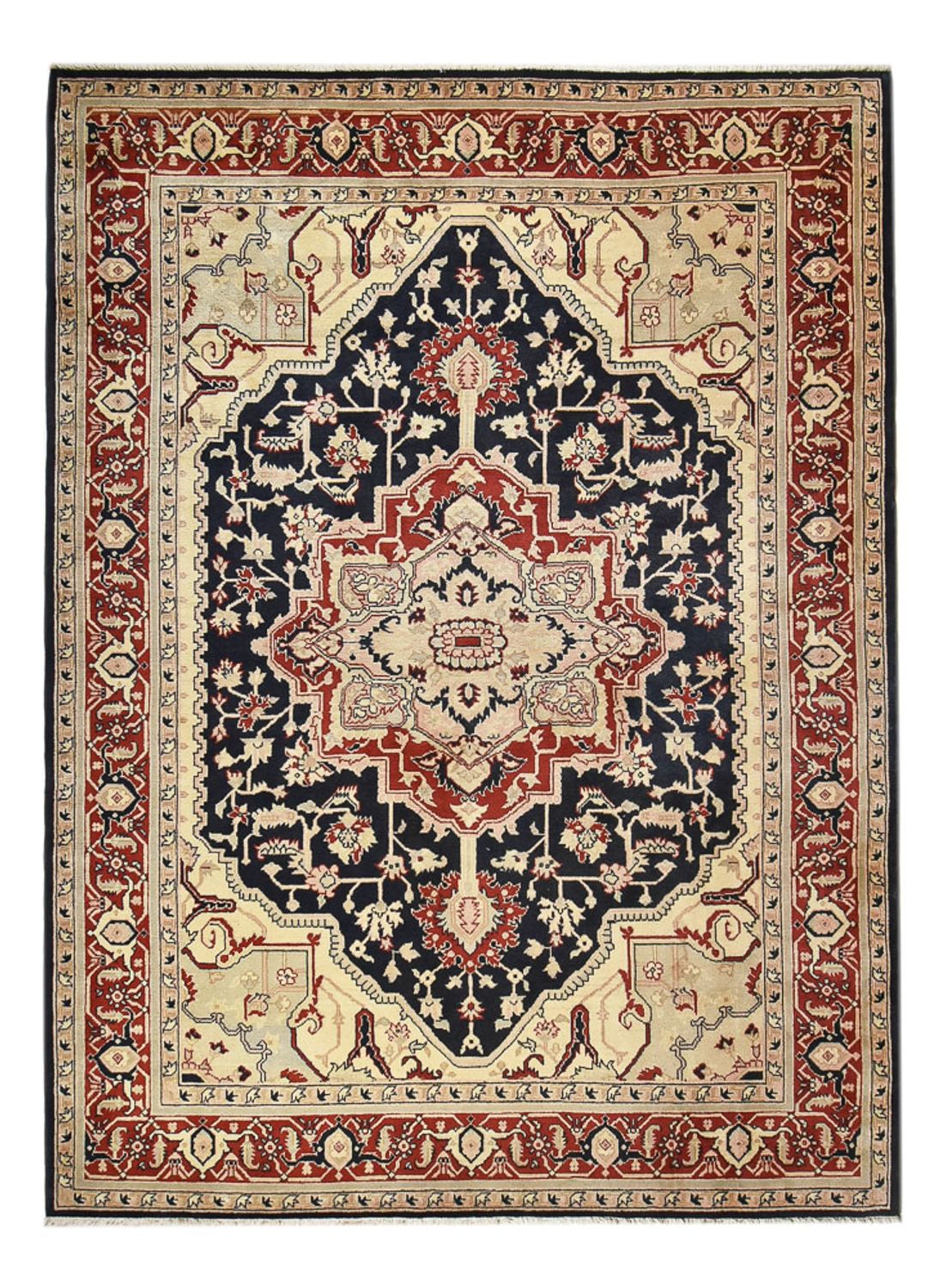 Perserteppich - Nomadic - 365 x 270 cm - dunkelblau