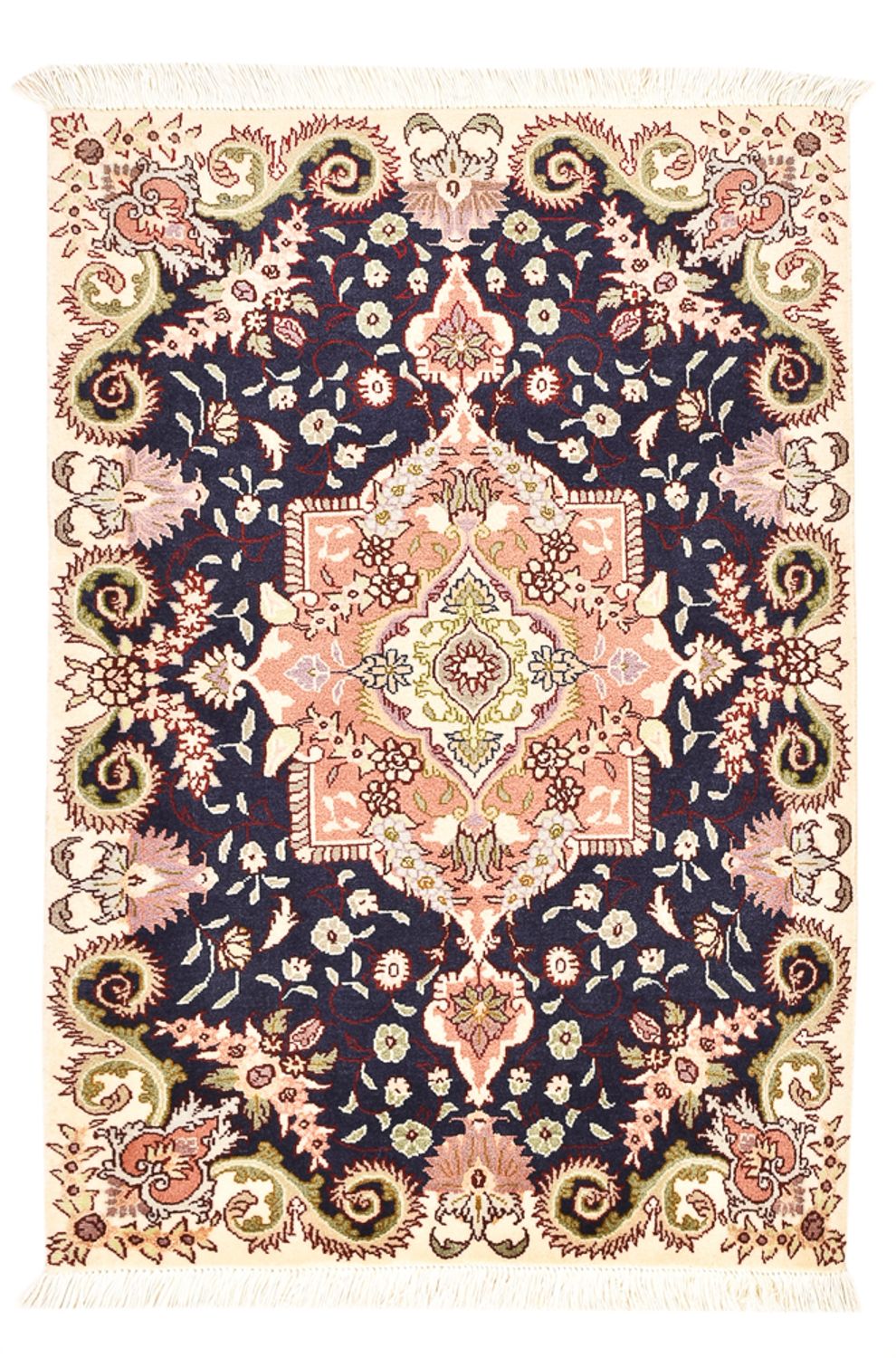 Perserteppich - Täbriz - Royal - 92 x 60 cm - mehrfarbig