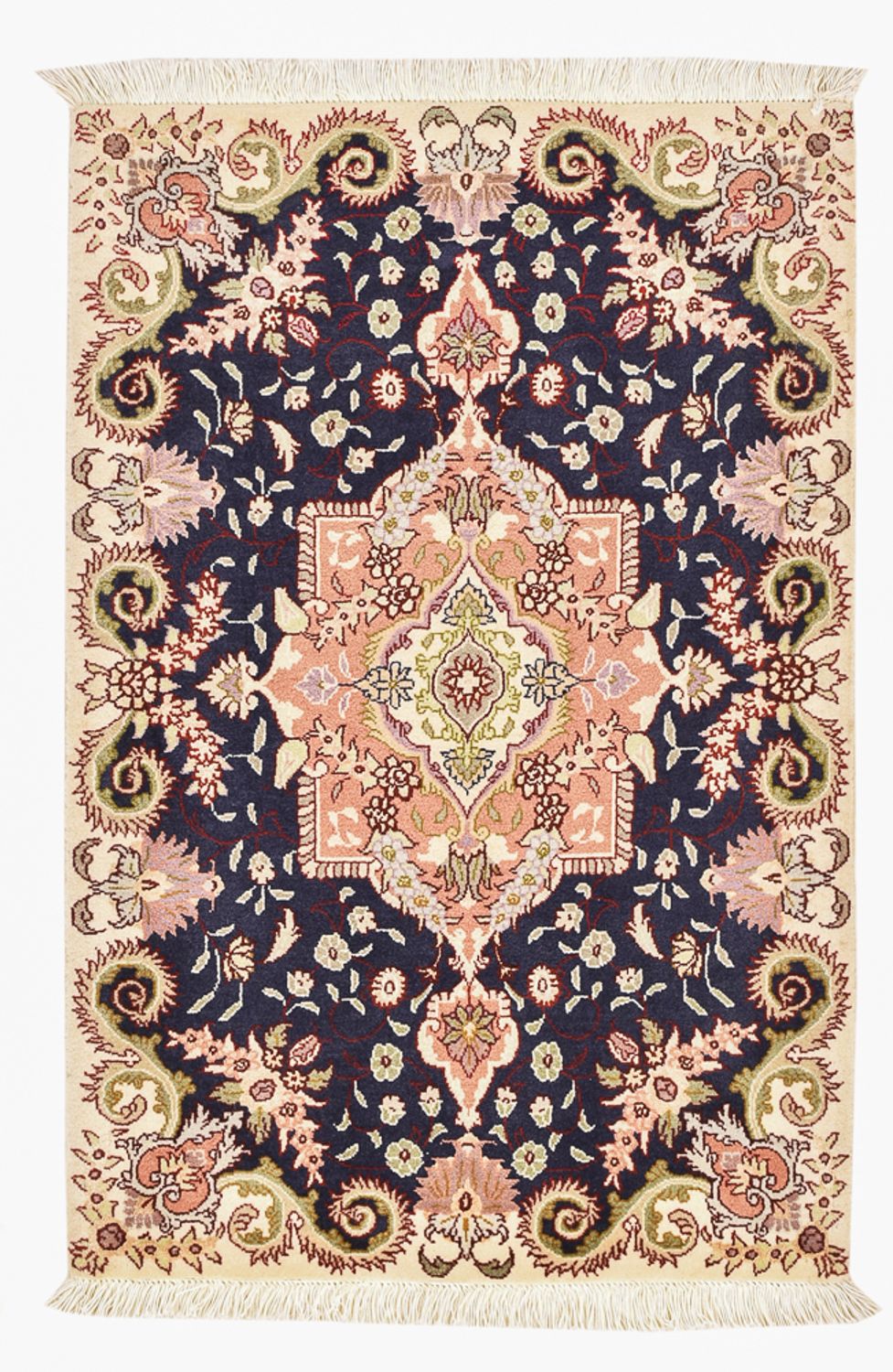 Perserteppich - Täbriz - Royal - 92 x 60 cm - mehrfarbig