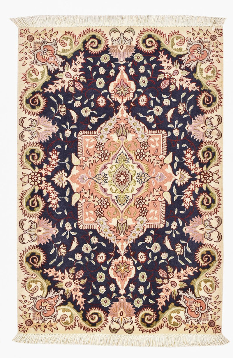 Perserteppich - Täbriz - Royal - 92 x 60 cm - mehrfarbig