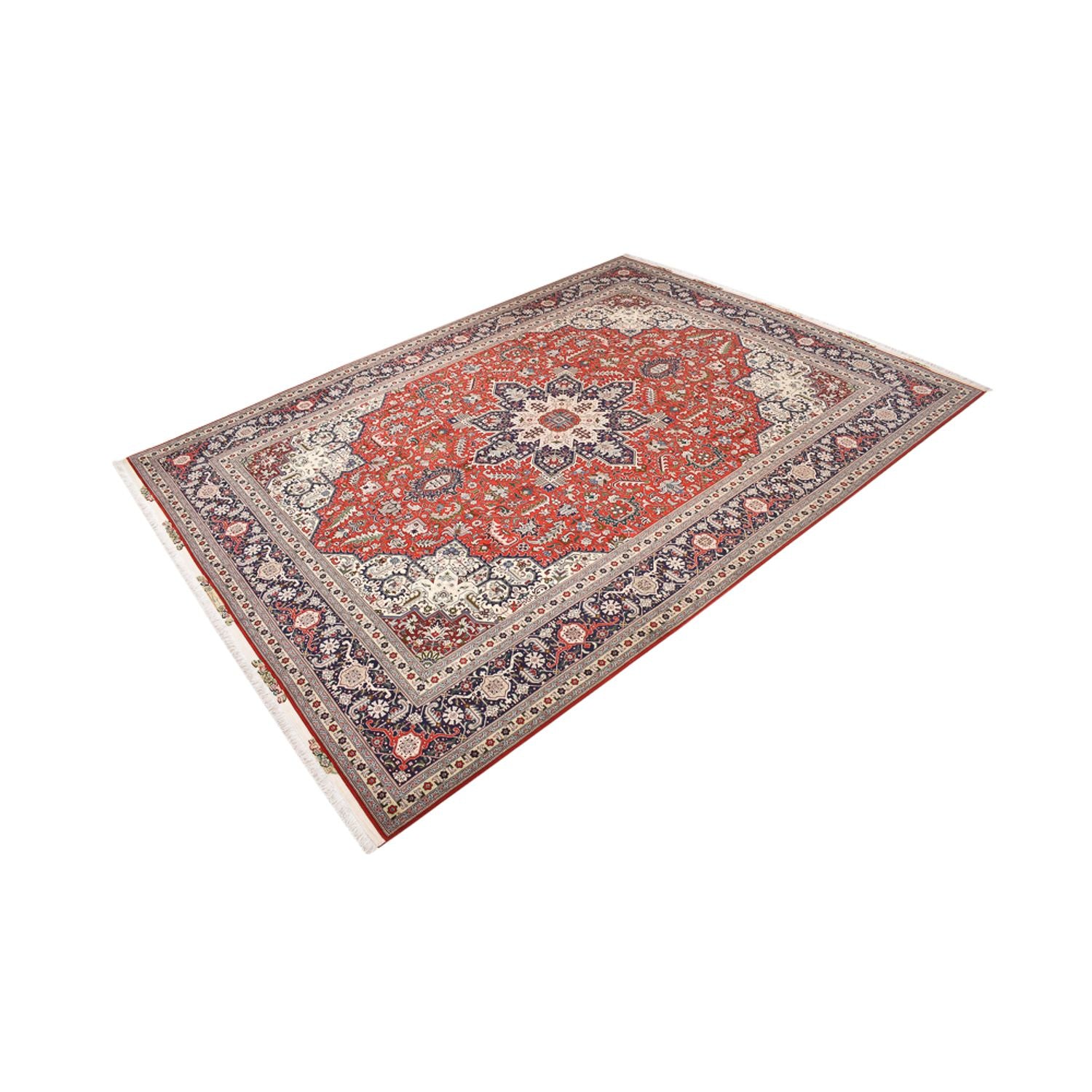 Perserteppich - Täbriz - Royal - 403 x 302 cm - rot