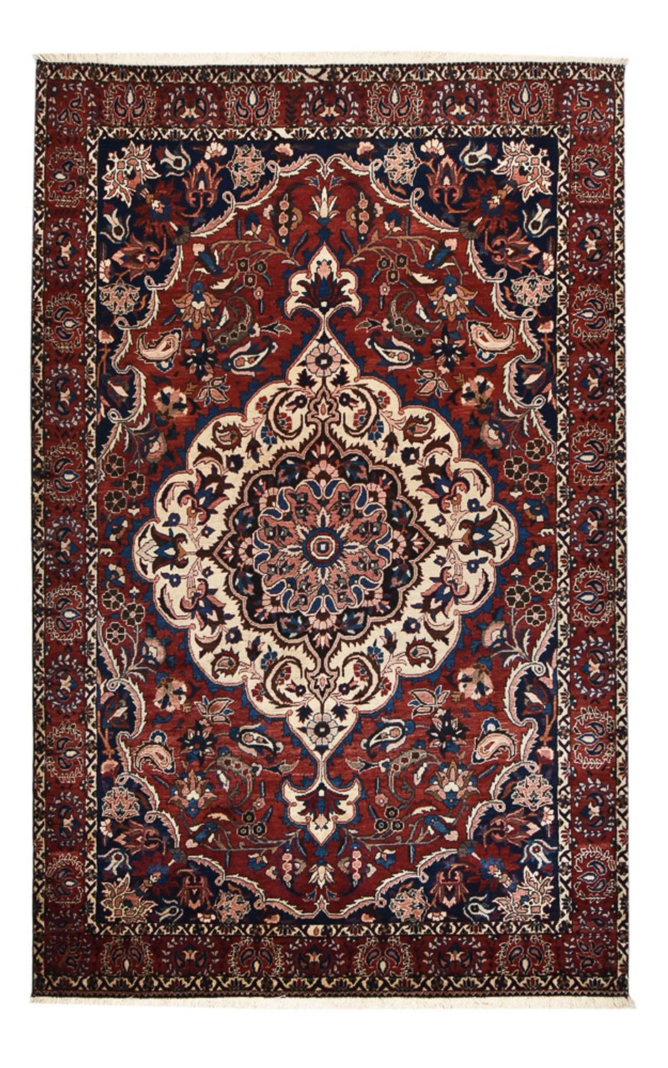 Perserteppich - Nomadic - 318 x 206 cm - weinrot