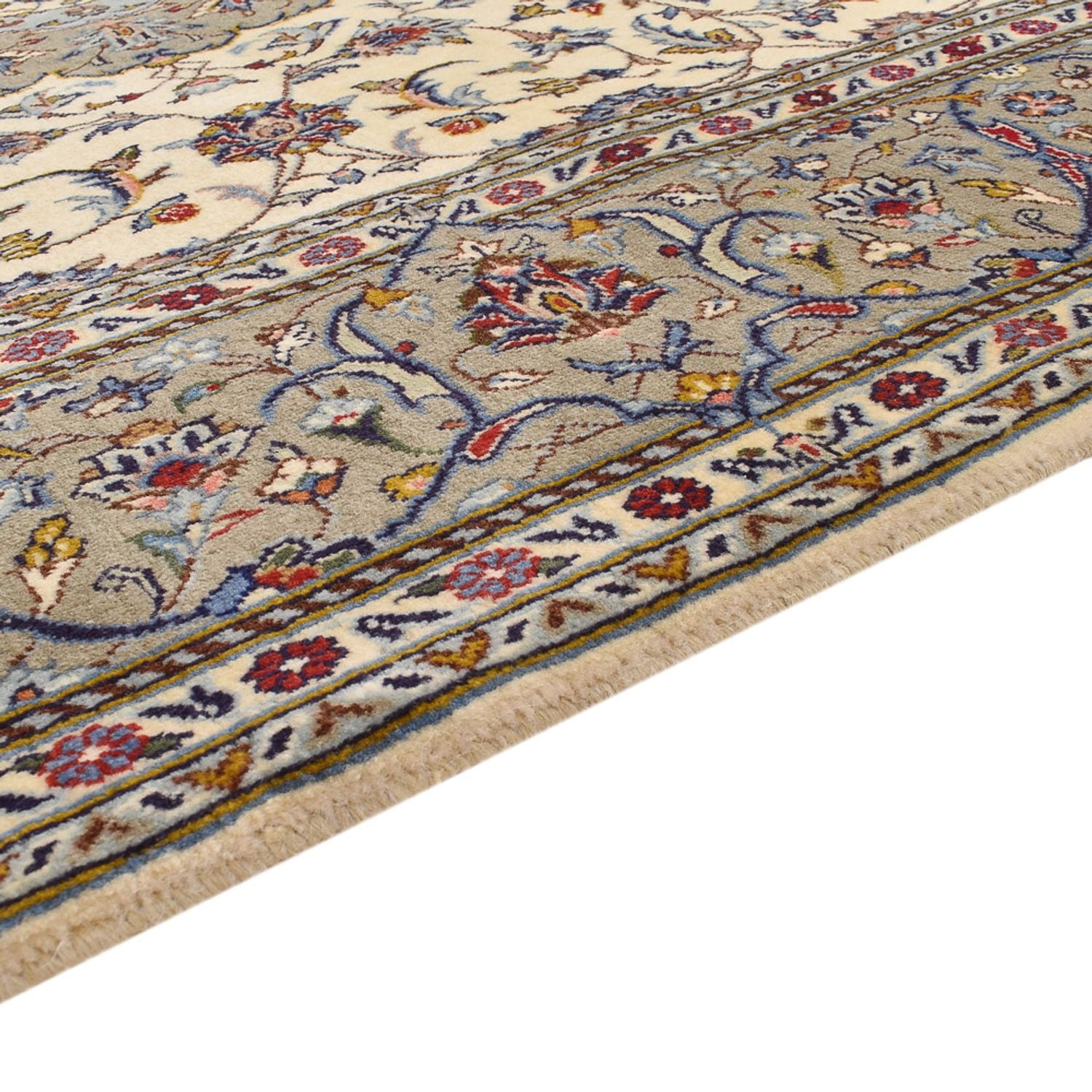 Perserteppich - Keshan - 225 x 142 cm - sand