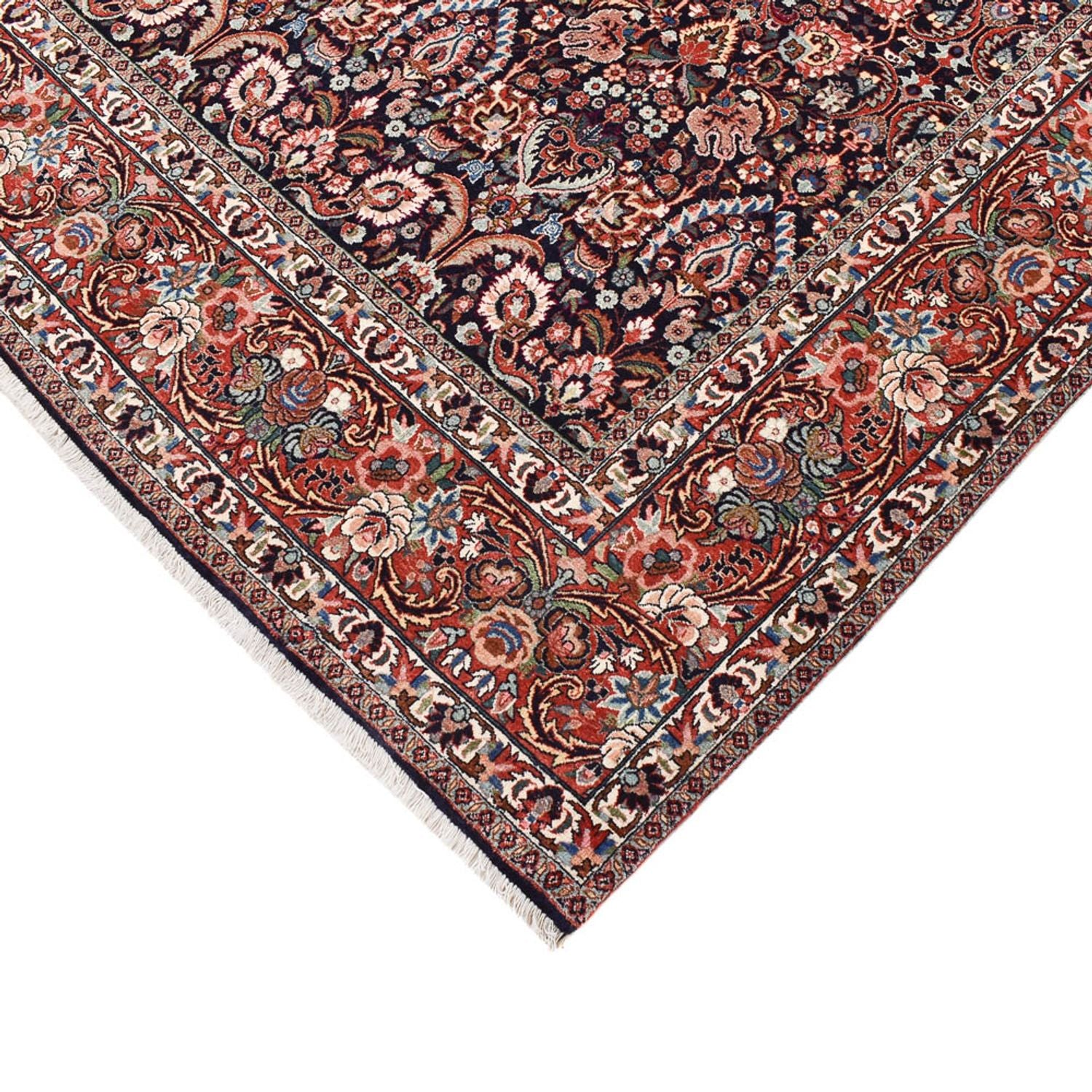 Perserteppich - Bidjar quadratisch  - 252 x 252 cm - rost