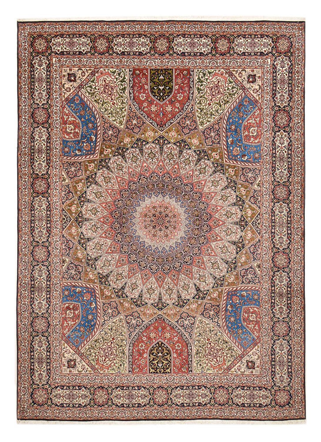 Perserteppich - Täbriz - Royal - 411 x 302 cm - mehrfarbig