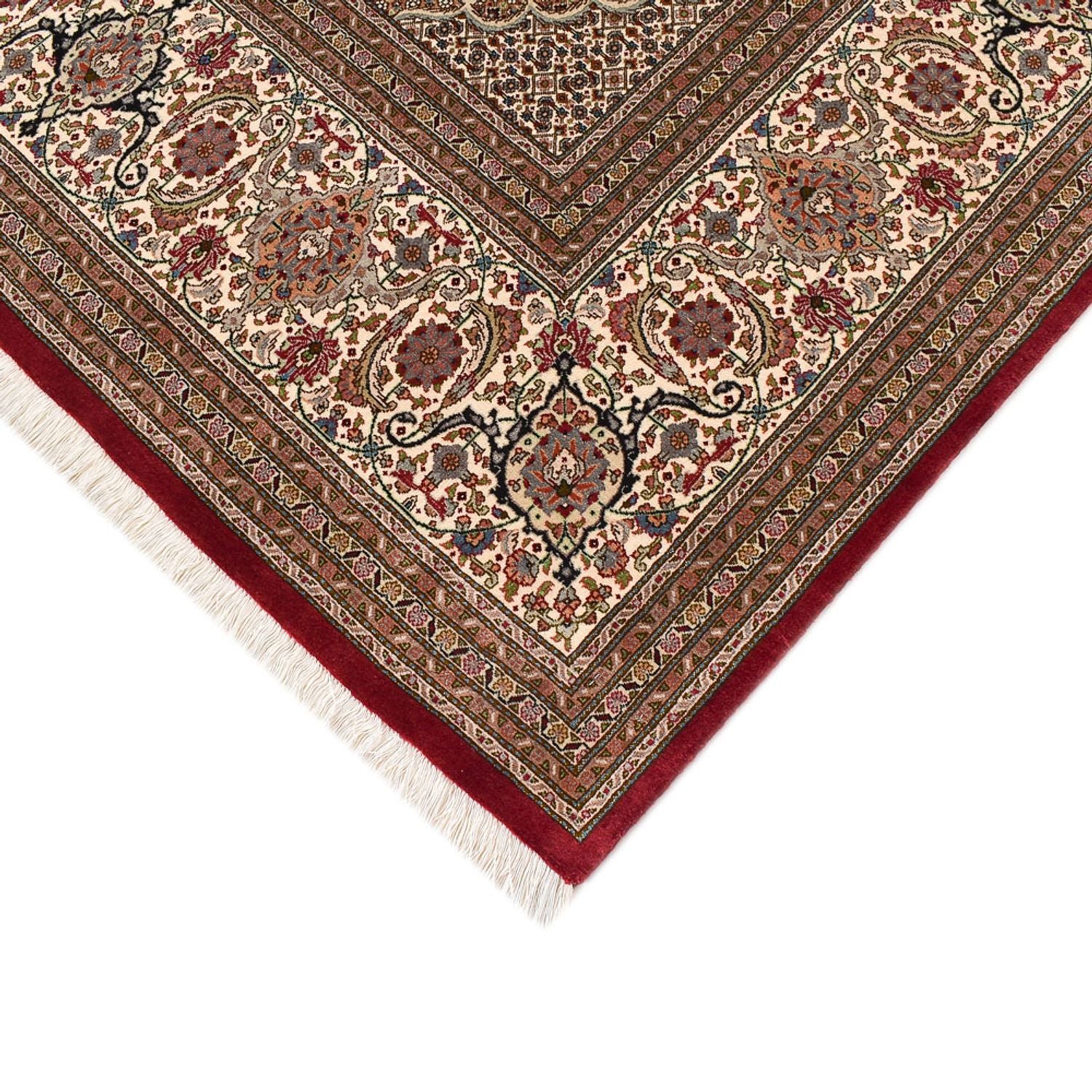 Perserteppich - Täbriz - Royal - 410 x 302 cm - dunkelbeige