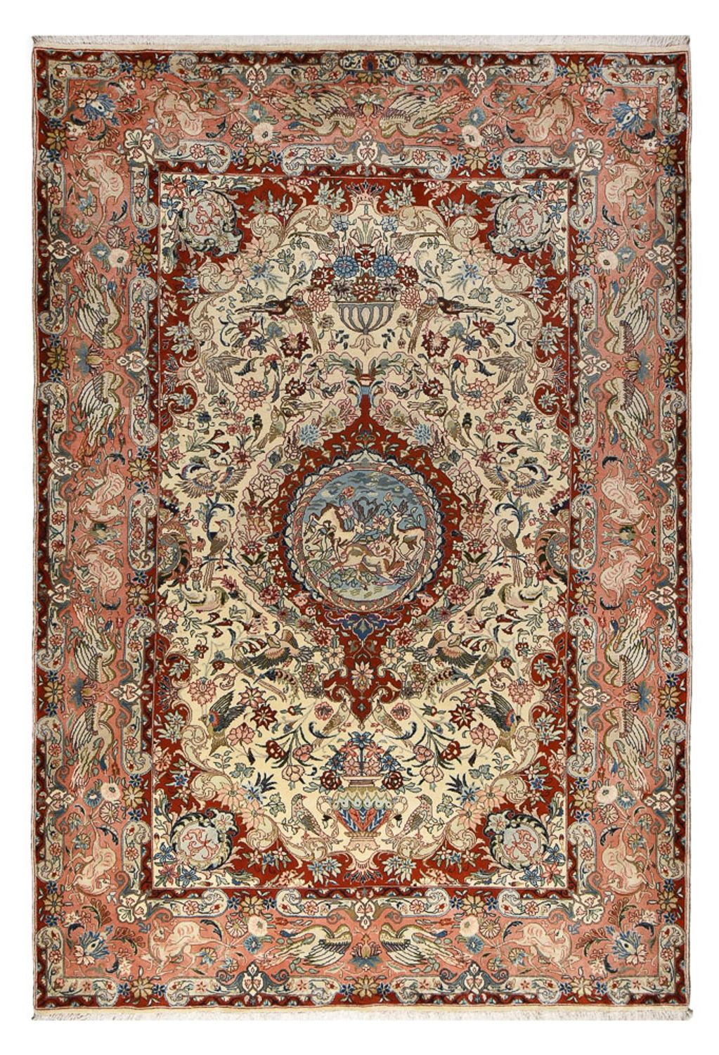Perserteppich - Keshan - 322 x 221 cm - sand