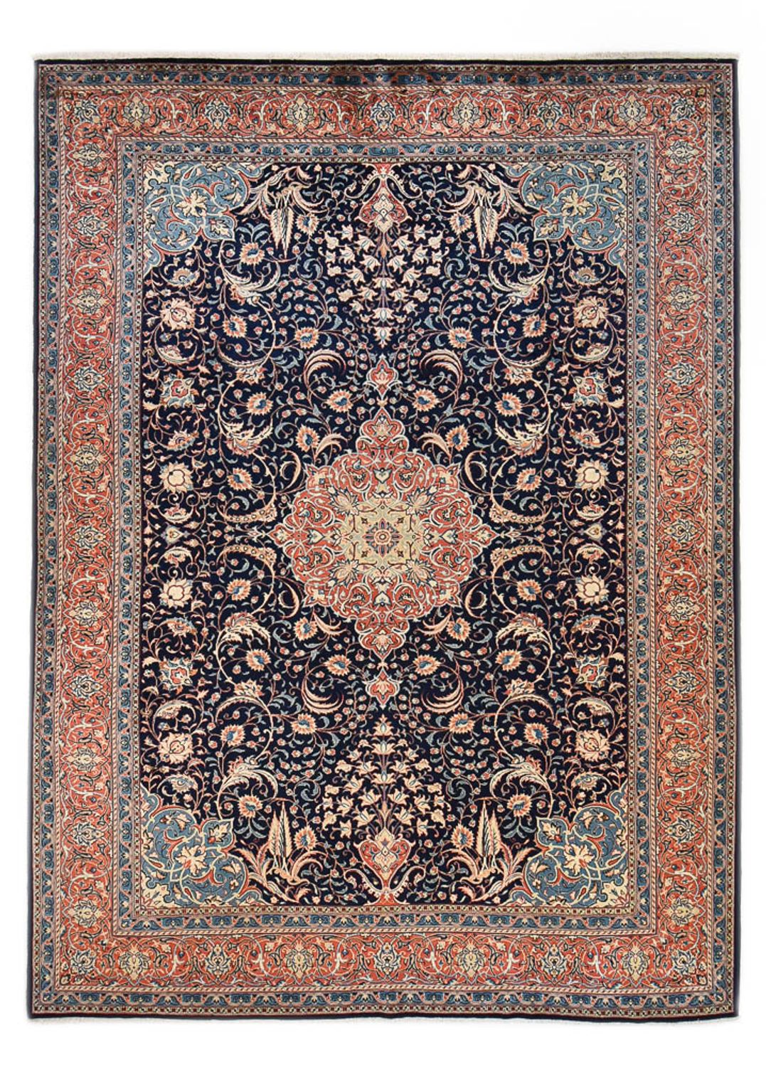 Perserteppich - Classic - 400 x 281 cm - dunkelblau