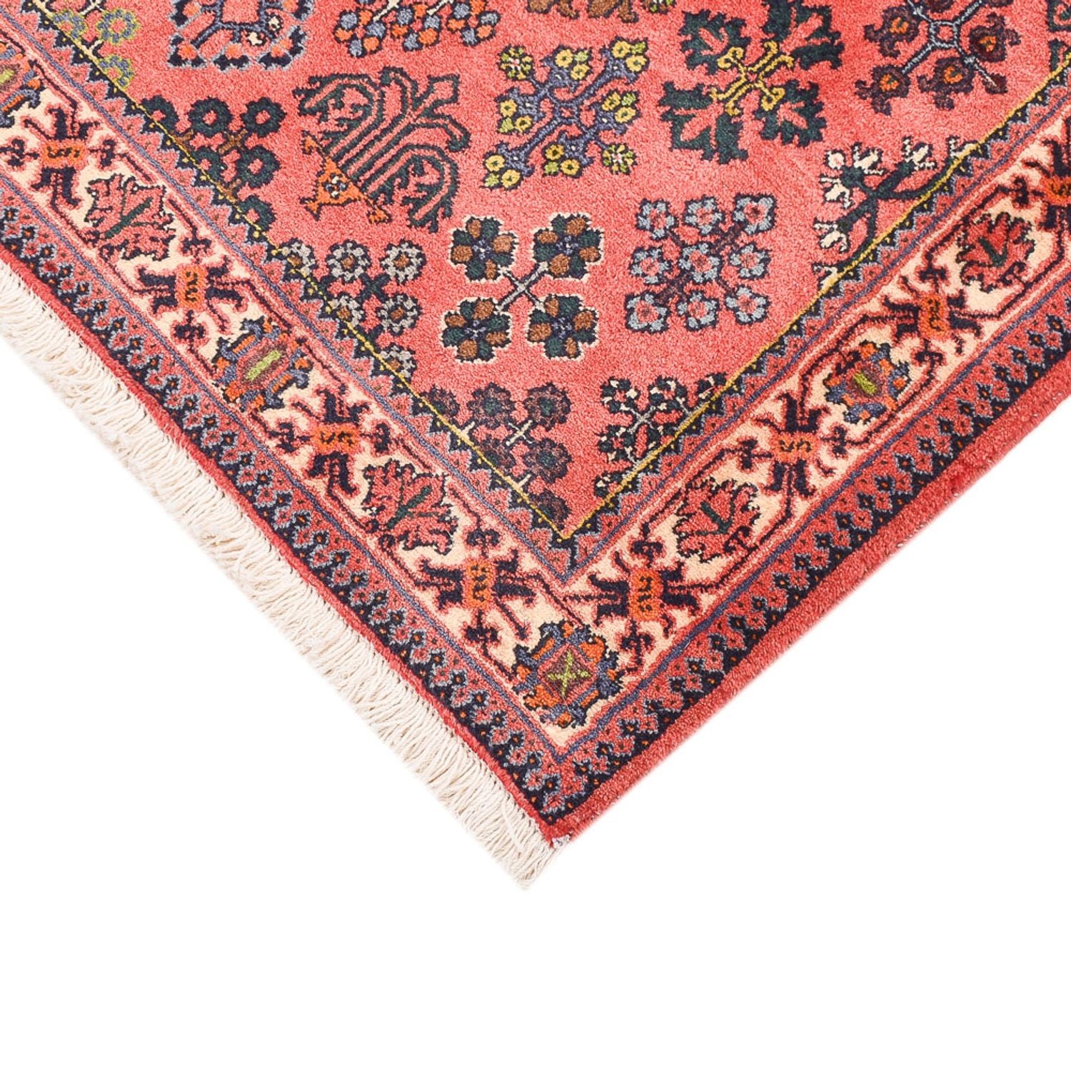 Perserteppich - Nomadic - 156 x 115 cm - hellrot