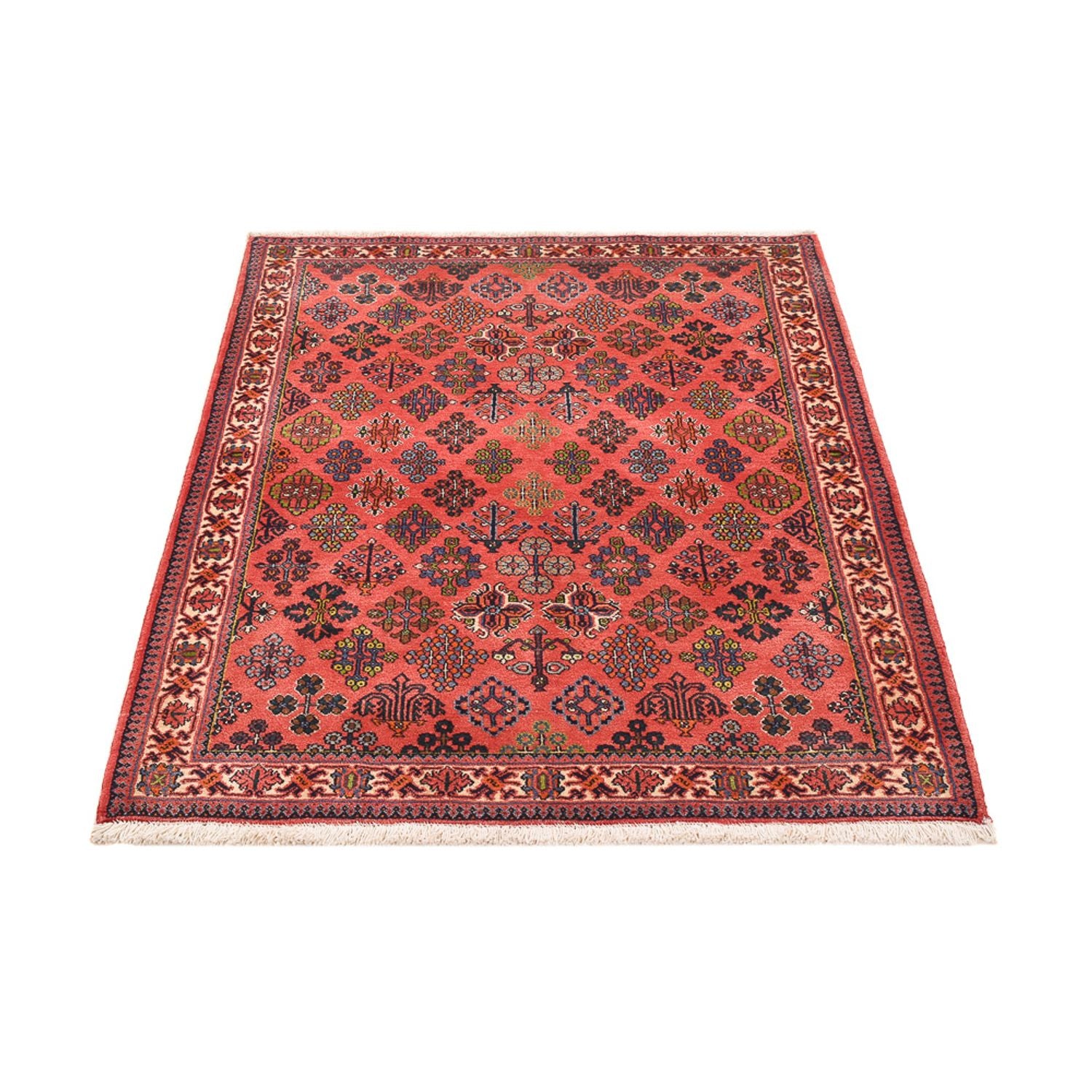 Perserteppich - Nomadic - 156 x 115 cm - hellrot