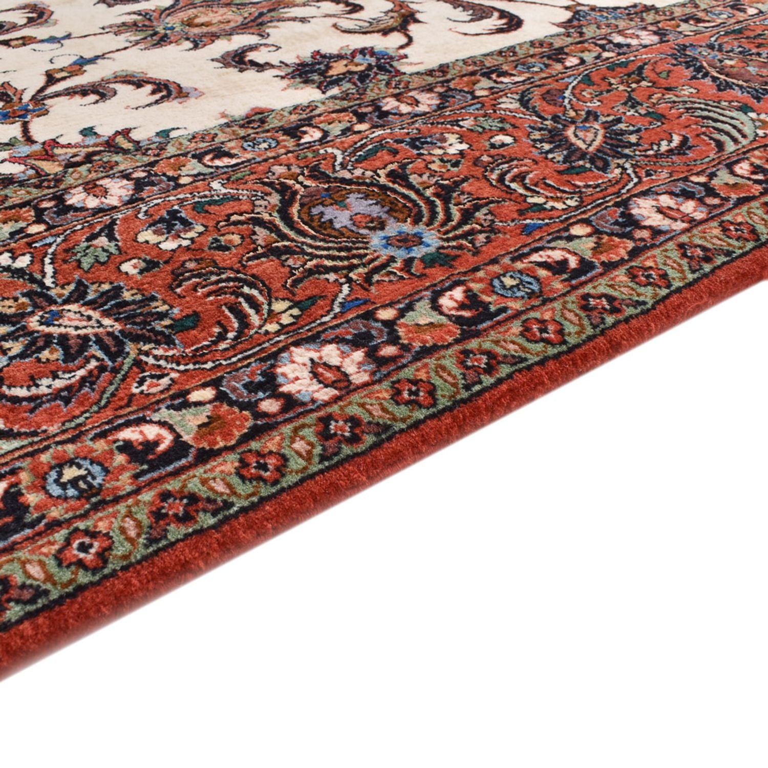 Perserteppich - Bidjar quadratisch  - 251 x 241 cm - creme