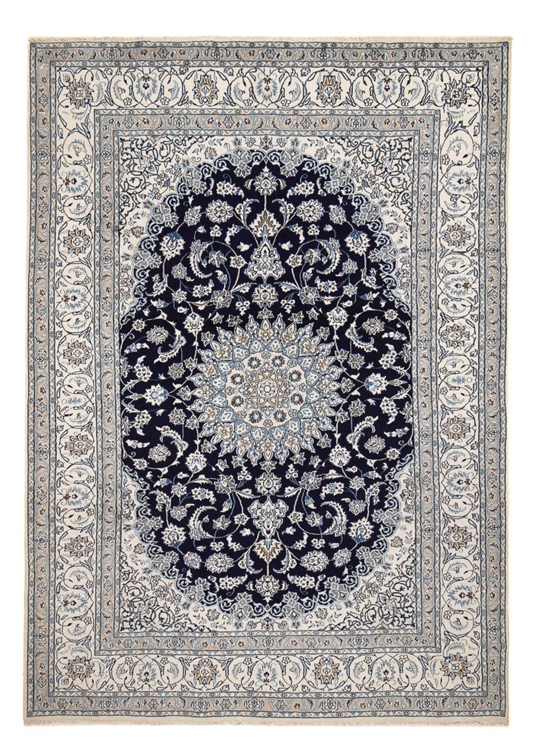 Perserteppich - Nain - 410 x 294 cm - dunkelblau