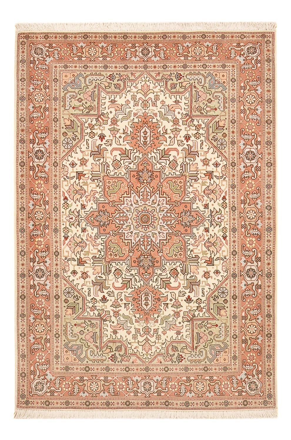 Perserteppich - Täbriz - Royal - 159 x 102 cm - hellrot