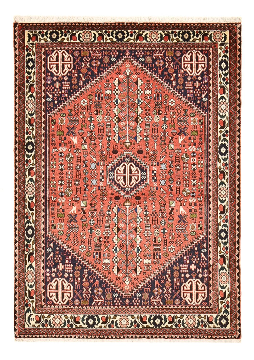 Perserteppich - Nomadic - 152 x 109 cm - hellrot
